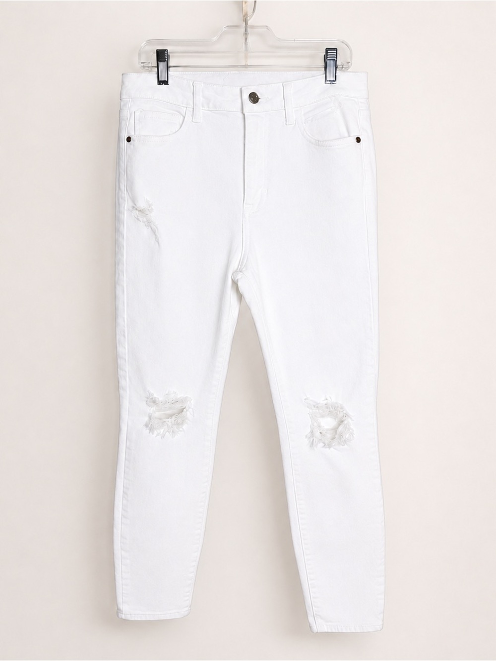 Cello White Skinny Distressed Women’s Jeans
